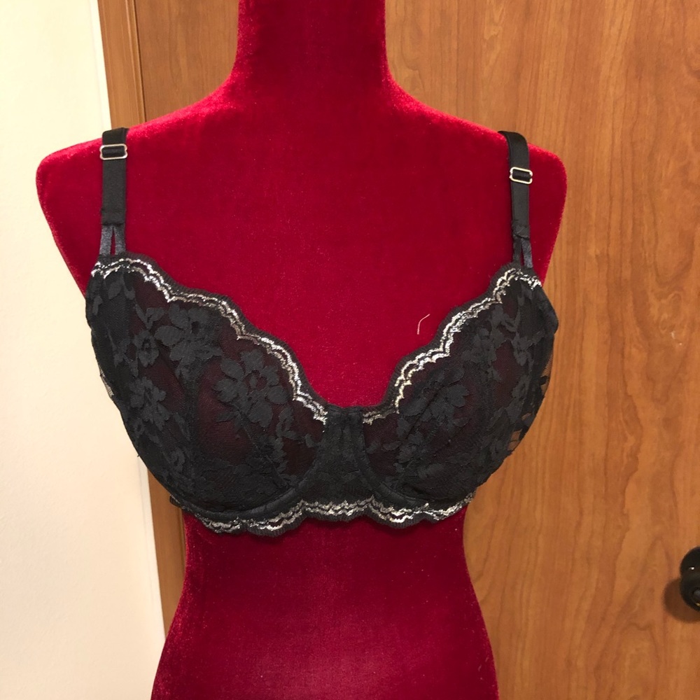 Victoria secret black lace bra